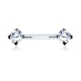 Round Shaped CZ Intimate Piercing INT-03